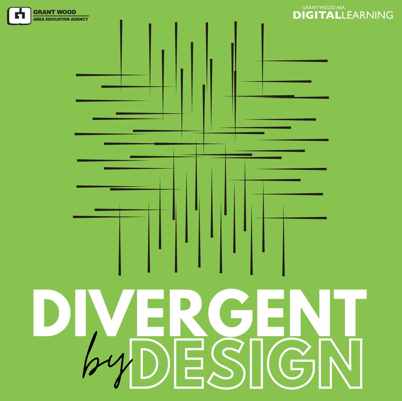 Podcast Logo for Divergent by Design
